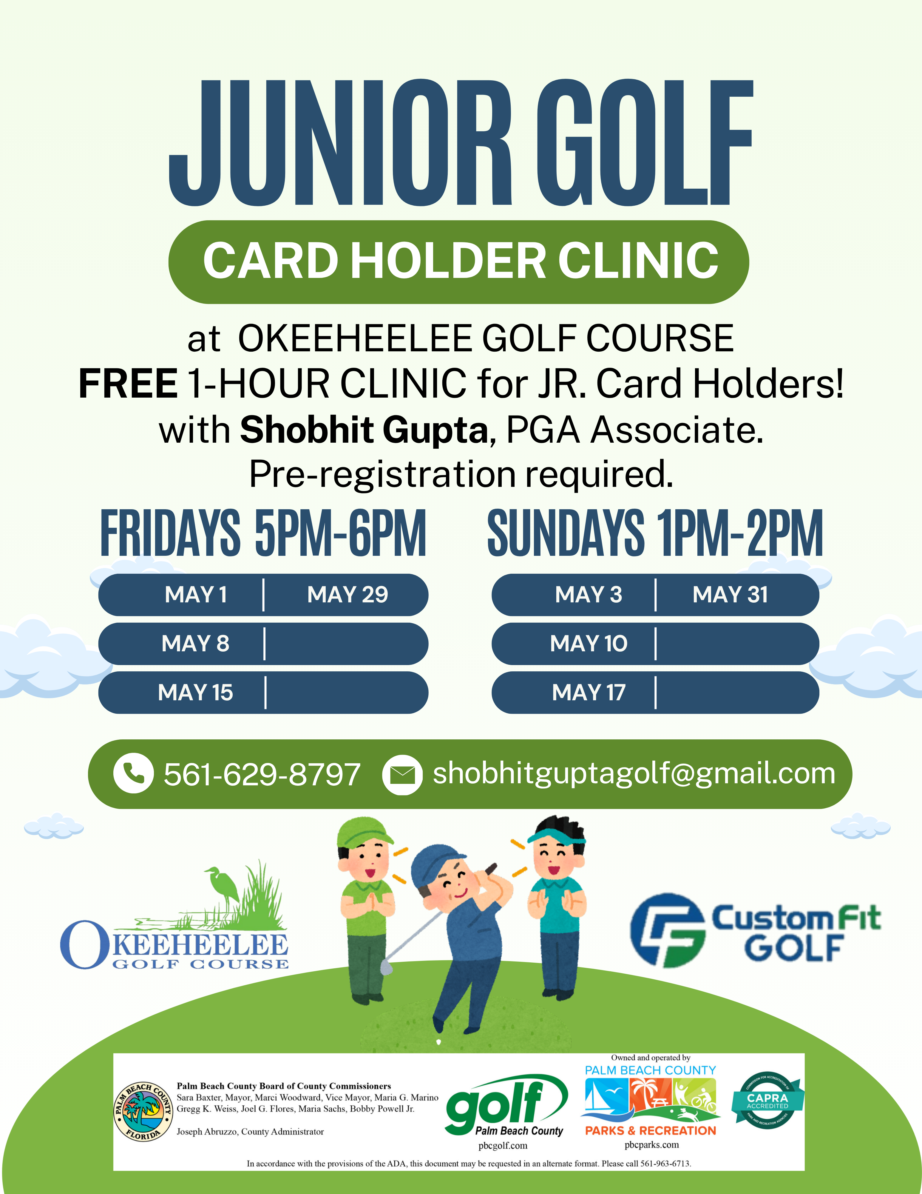 Junior Golf MAY